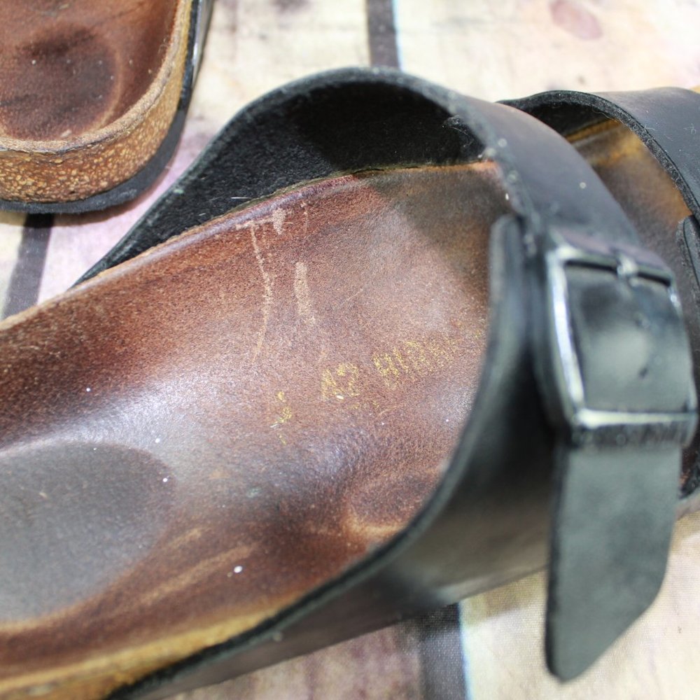 Birkenstock Betula Leather Strap Sandals M 9/L 11 - Picture 8 of 9
